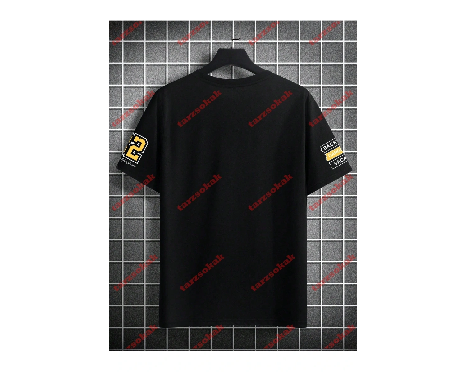 Model 3390 Erkek Yazlık Yuvarlak Yaka Kısa Kollu Günlük Tişört, Yaz