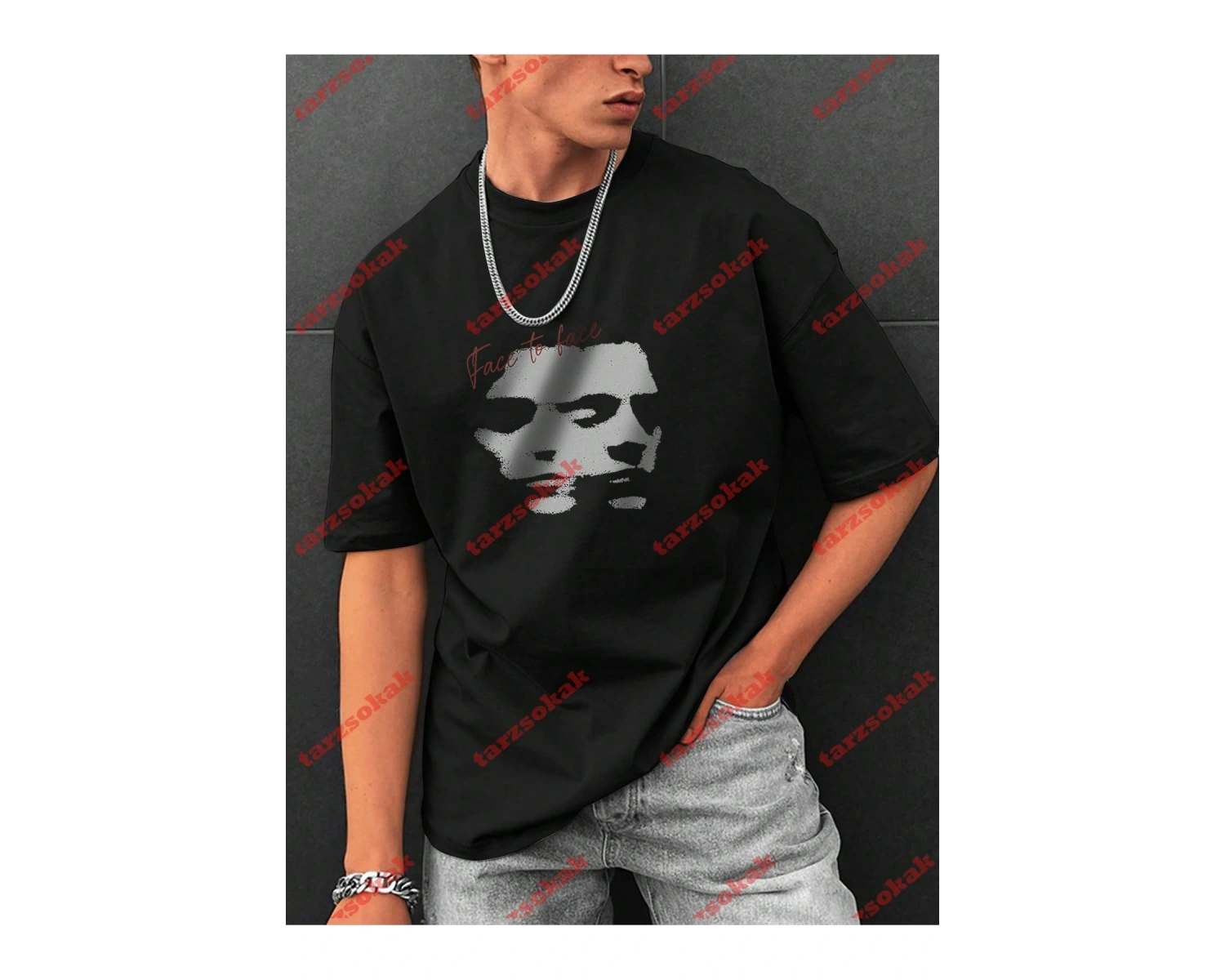 Model 3394 Erkek Yazlık Yuvarlak Yaka Kısa Kollu Günlük Tişört, Yaz