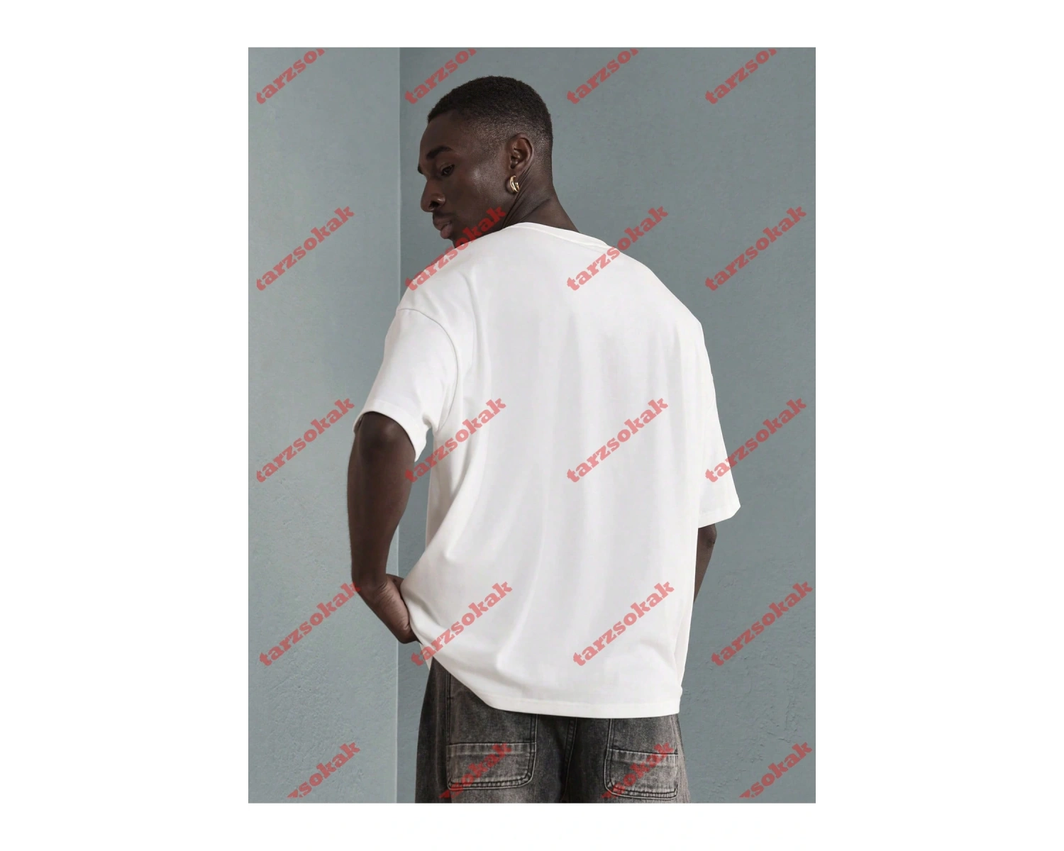 Model 3395 Erkek Yazlık Yuvarlak Yaka Kısa Kollu Günlük Tişört, Yaz