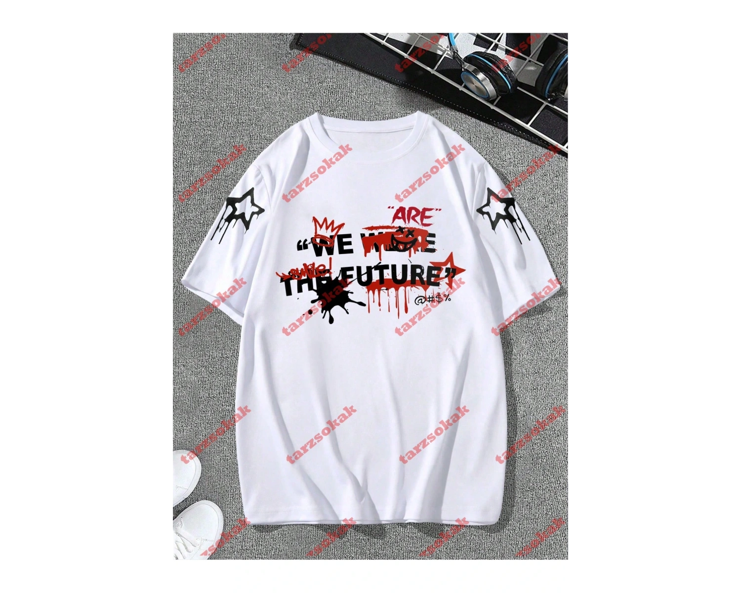 Model 3396 Erkek Yazlık Yuvarlak Yaka Kısa Kollu Günlük Tişört, Yaz