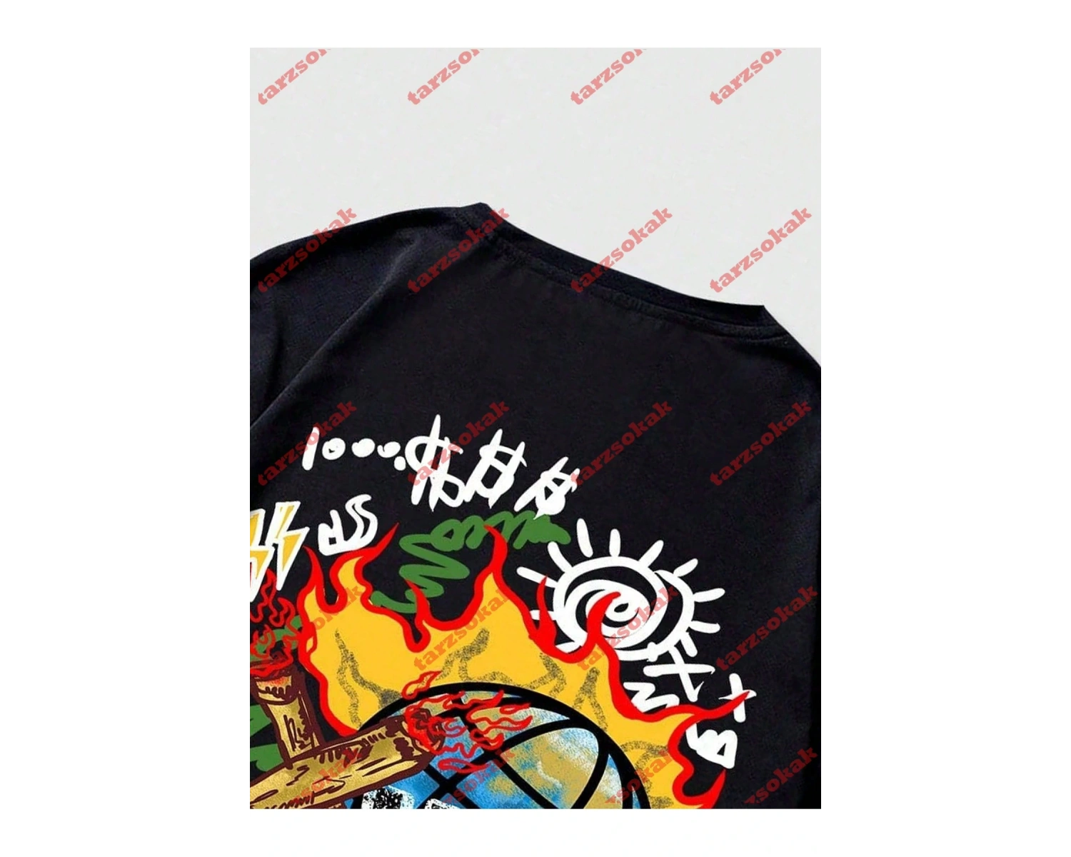 Model 3400 Erkek Yazlık Yuvarlak Yaka Kısa Kollu Günlük Tişört, Yaz