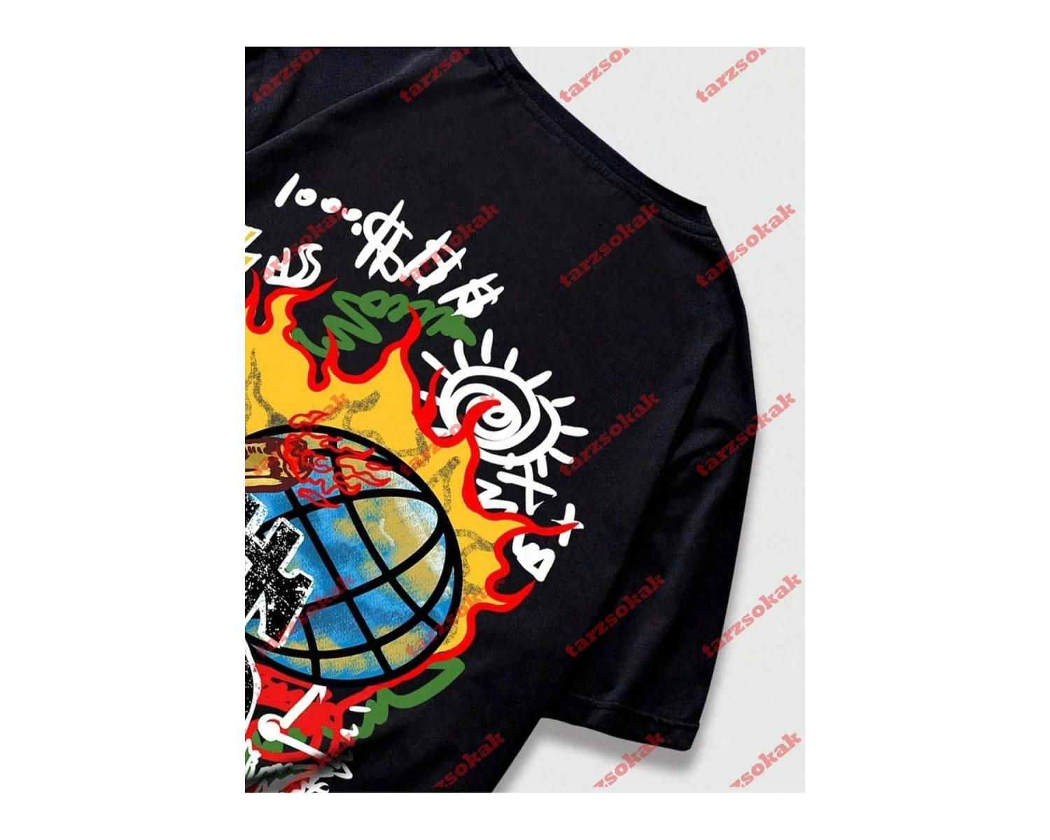 Model 3400 Erkek Yazlık Yuvarlak Yaka Kısa Kollu Günlük Tişört, Yaz