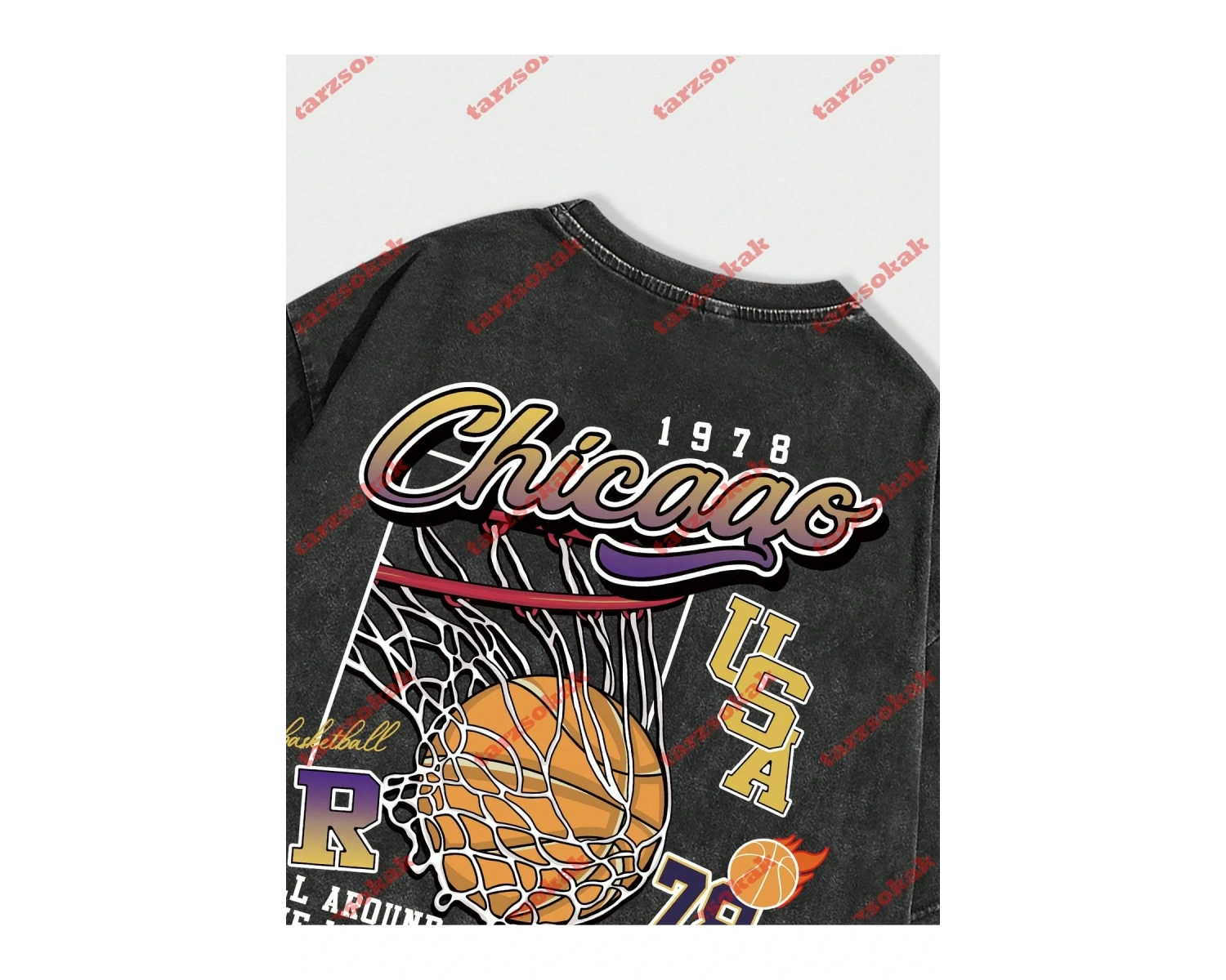 Model 3401 Erkek Yazlık Yuvarlak Yaka Kısa Kollu Günlük Tişört, Yaz