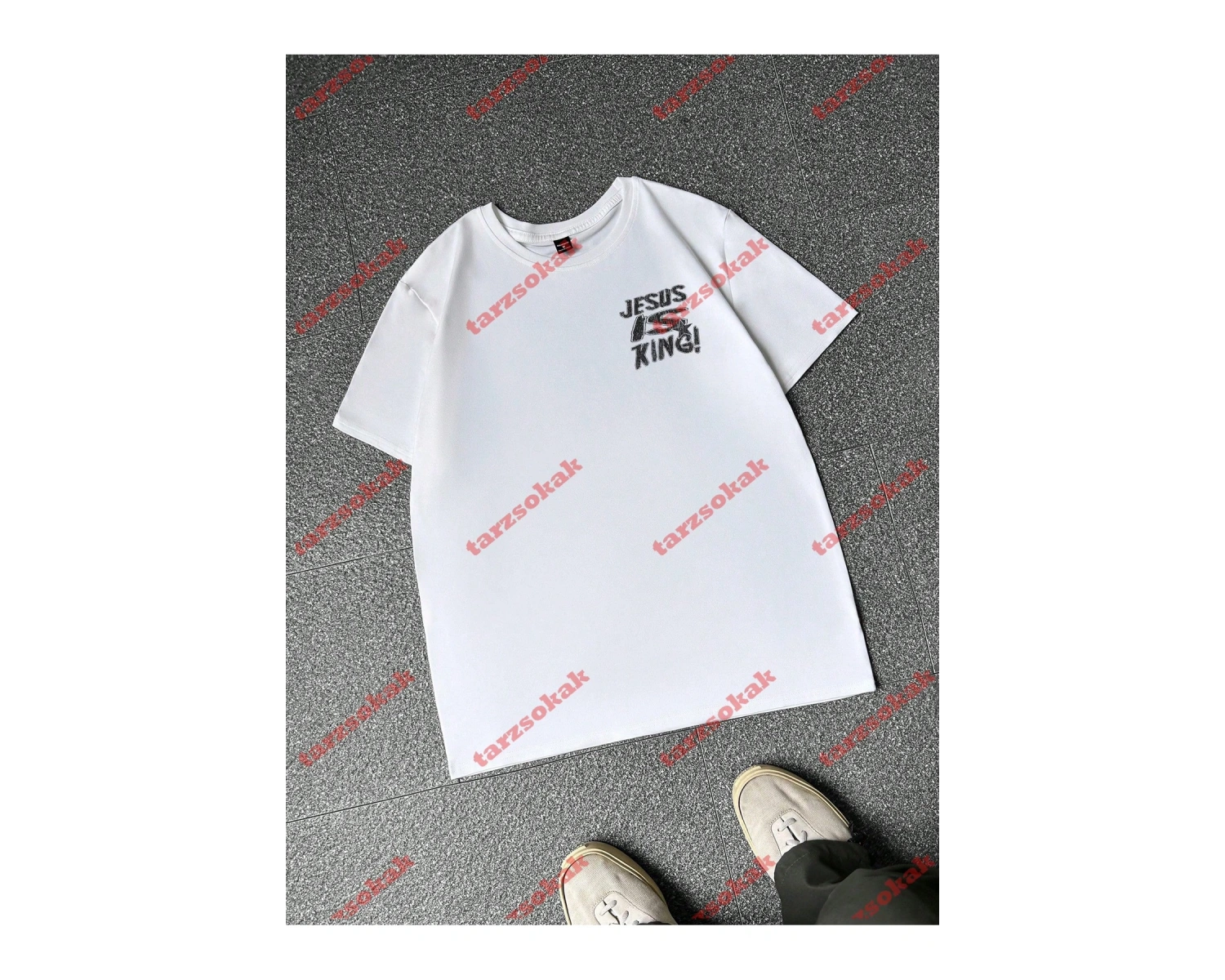 Model 3414 Erkek Yazlık Yuvarlak Yaka Kısa Kollu Günlük Tişört, Yaz