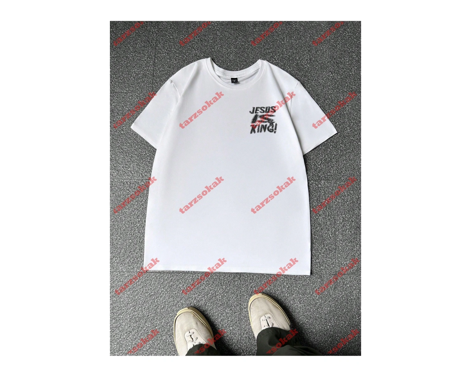 Model 3414 Erkek Yazlık Yuvarlak Yaka Kısa Kollu Günlük Tişört, Yaz