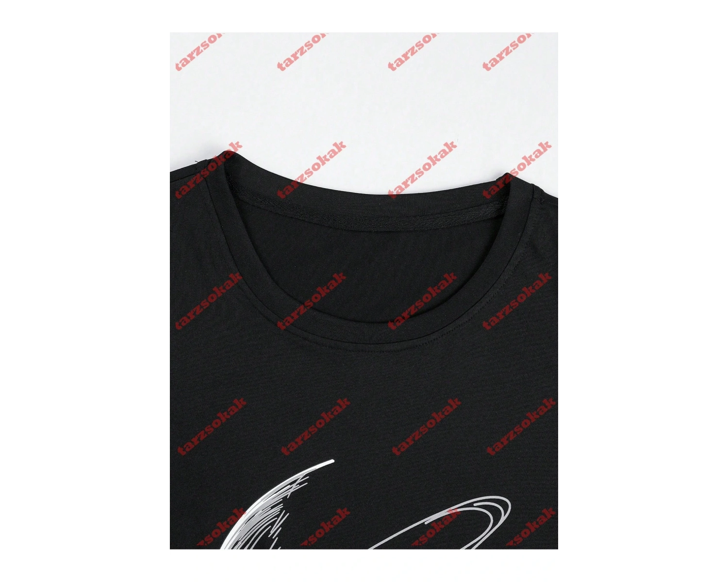 Model 3418 Erkek Yazlık Yuvarlak Yaka Kısa Kollu Günlük Tişört, Yaz