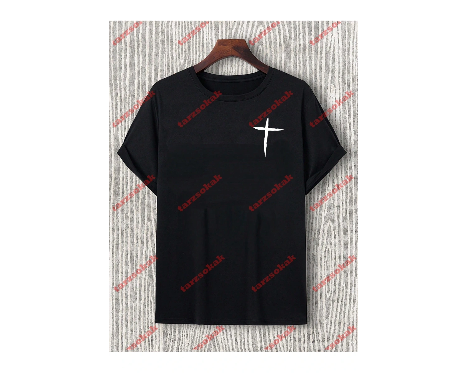 Model 3431 Erkek Yazlık Yuvarlak Yaka Kısa Kollu Günlük Tişört, Yaz