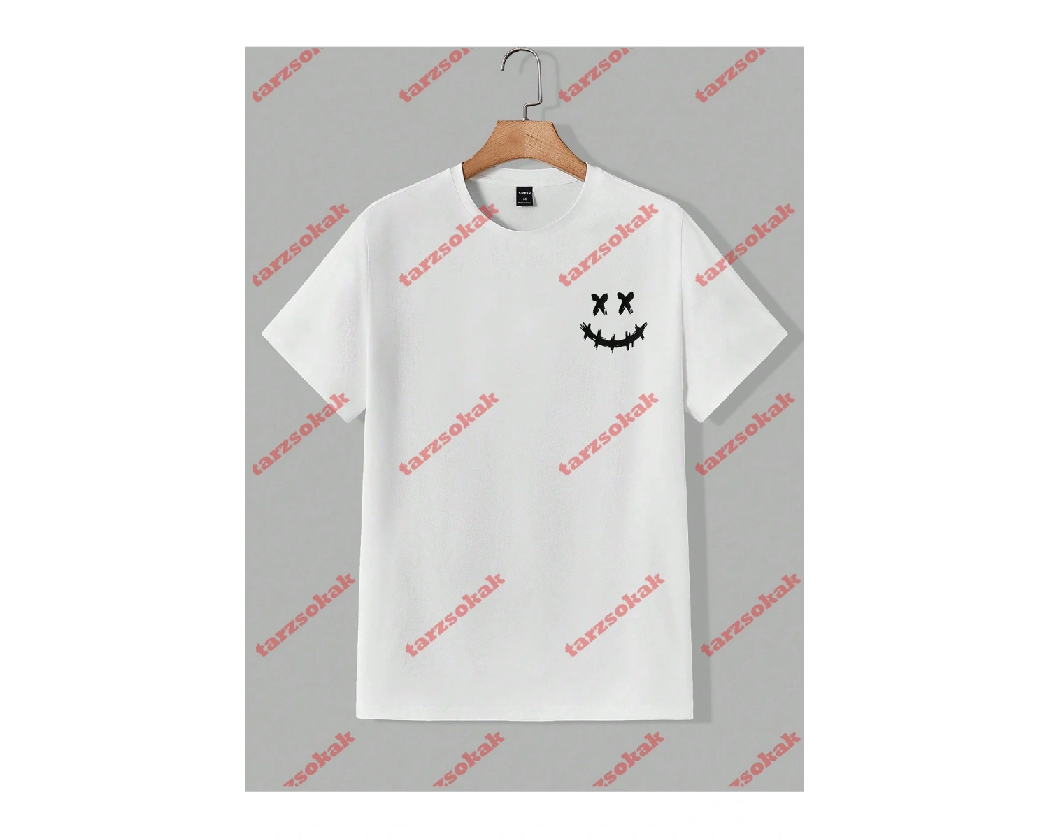 Model 3433 Erkek Yazlık Yuvarlak Yaka Kısa Kollu Günlük Tişört, Yaz