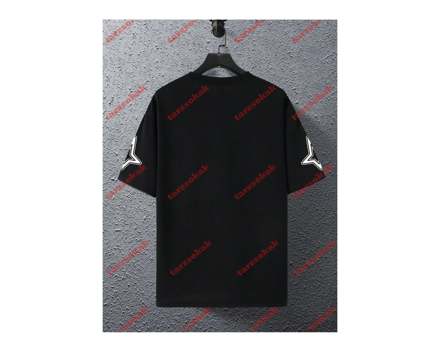 Model 3443 Erkek Yazlık Yuvarlak Yaka Kısa Kollu Günlük Tişört, Yaz