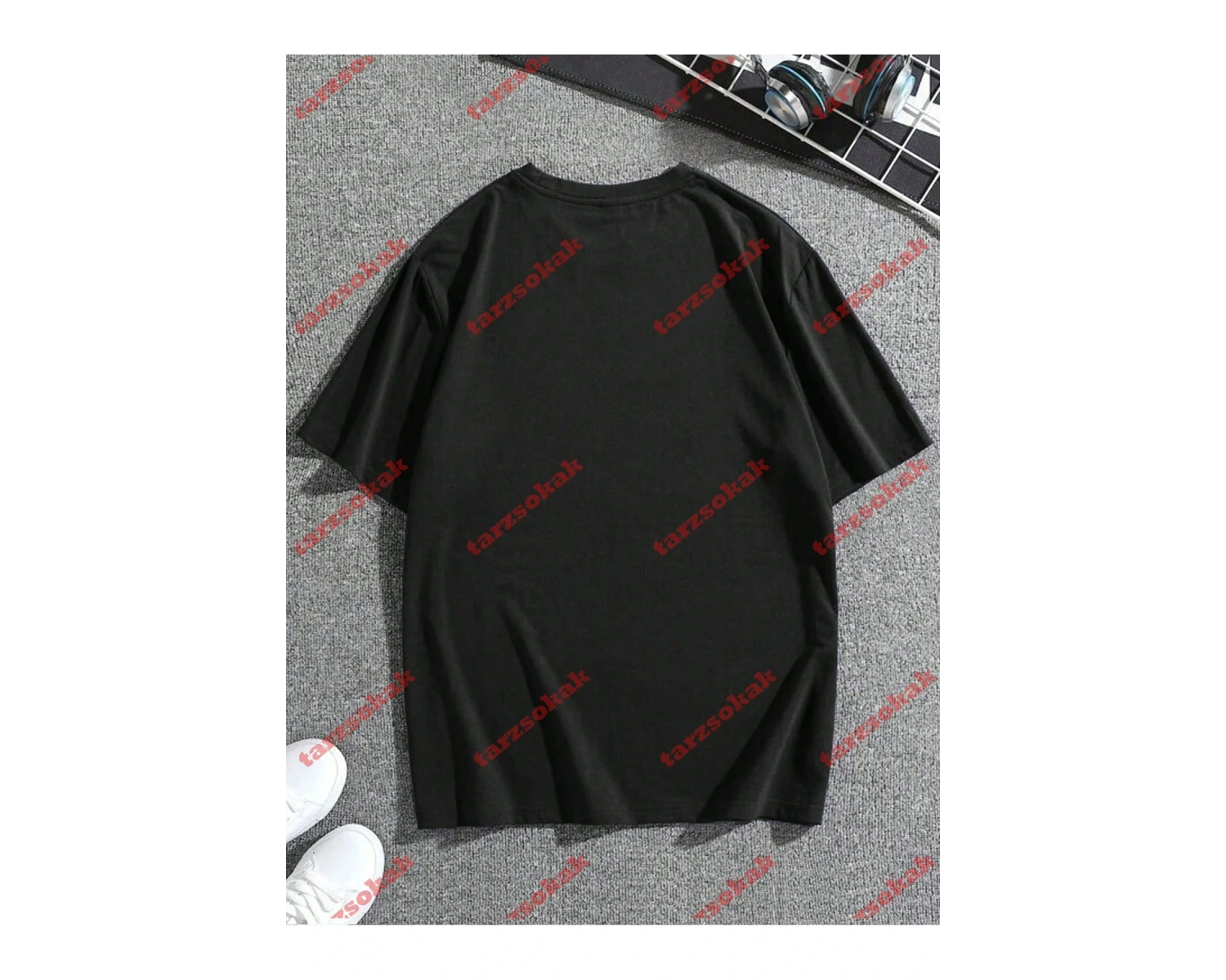 Model 3457 Erkek Yazlık Yuvarlak Yaka Kısa Kollu Günlük Tişört, Yaz