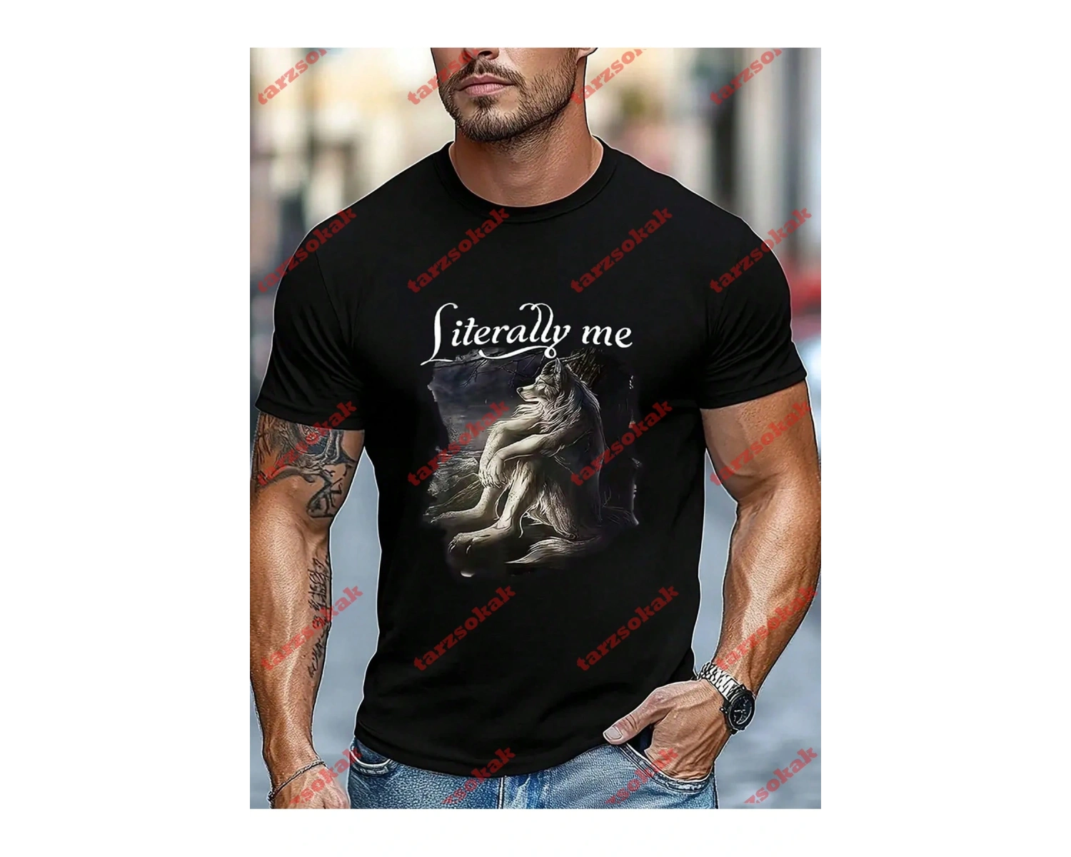 Model 3463 Erkek Yazlık Yuvarlak Yaka Kısa Kollu Günlük Tişört, Yaz