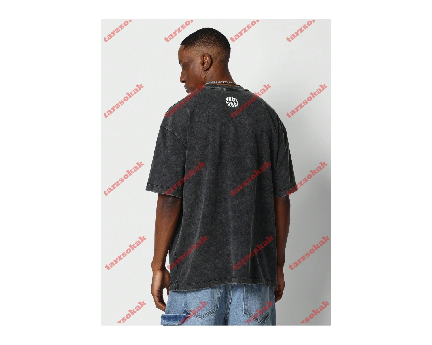 Model 3465 Erkek Yazlık Yuvarlak Yaka Kısa Kollu Günlük Tişört, Yaz