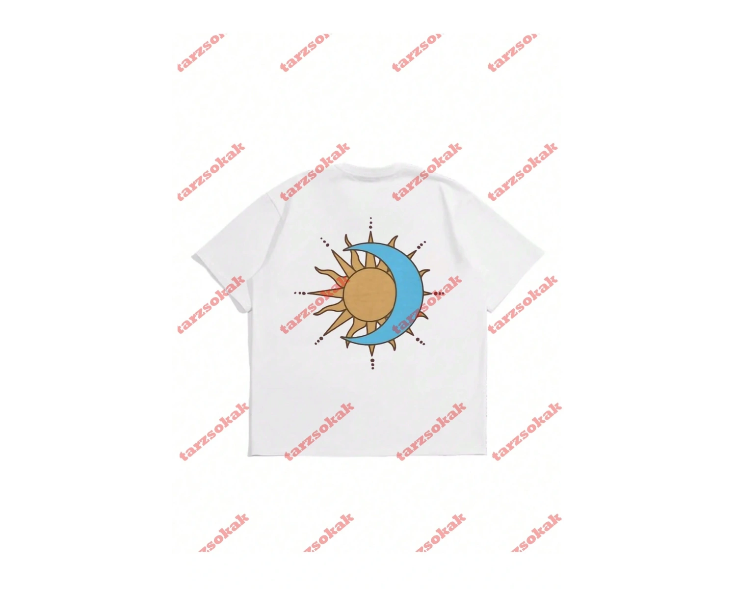 Model 3470 Erkek Yazlık Yuvarlak Yaka Kısa Kollu Günlük Tişört, Yaz