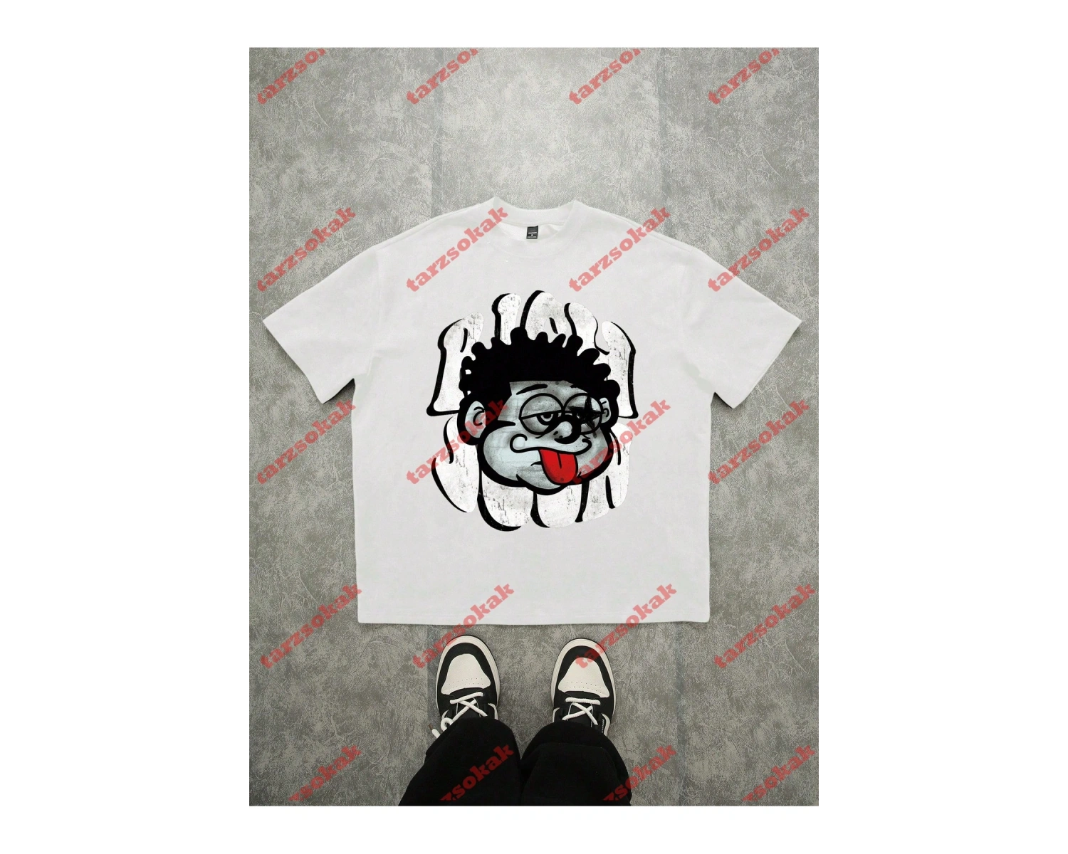 Model 3471 Erkek Yazlık Yuvarlak Yaka Kısa Kollu Günlük Tişört, Yaz