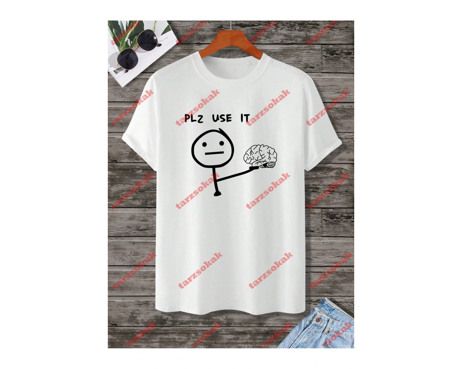 Model 3473 Erkek Yazlık Yuvarlak Yaka Kısa Kollu Günlük Tişört, Yaz