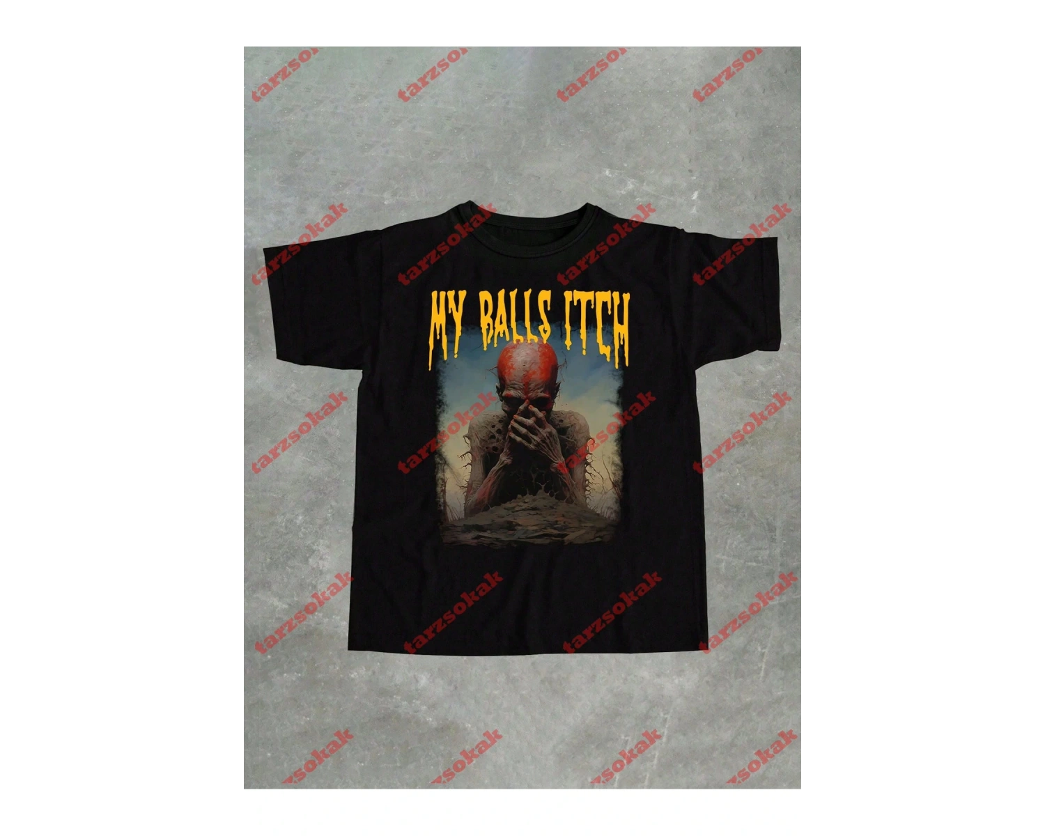 Model 3479 Erkek Yazlık Yuvarlak Yaka Kısa Kollu Günlük Tişört, Yaz