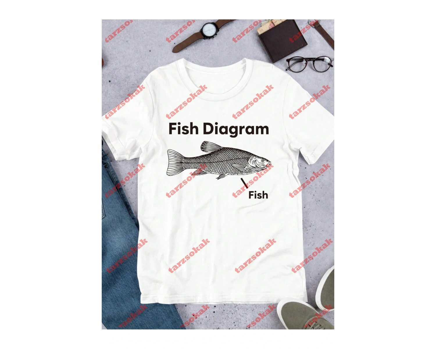 Model 3479 Erkek Yazlık Yuvarlak Yaka Kısa Kollu Günlük Tişört, Yaz