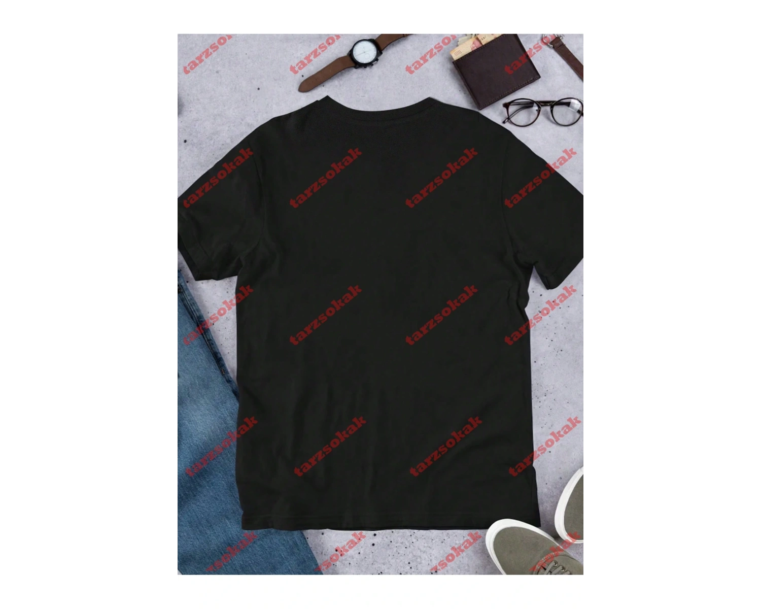 Model 3479 Erkek Yazlık Yuvarlak Yaka Kısa Kollu Günlük Tişört, Yaz