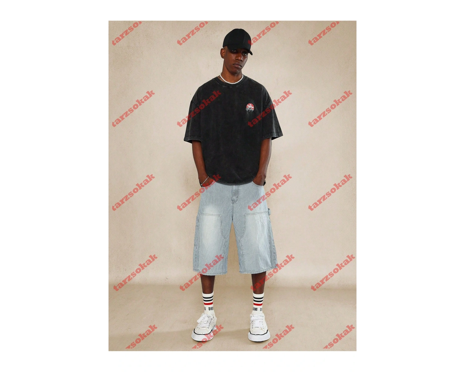 Model 3483 Erkek Yazlık Yuvarlak Yaka Kısa Kollu Günlük Tişört, Yaz