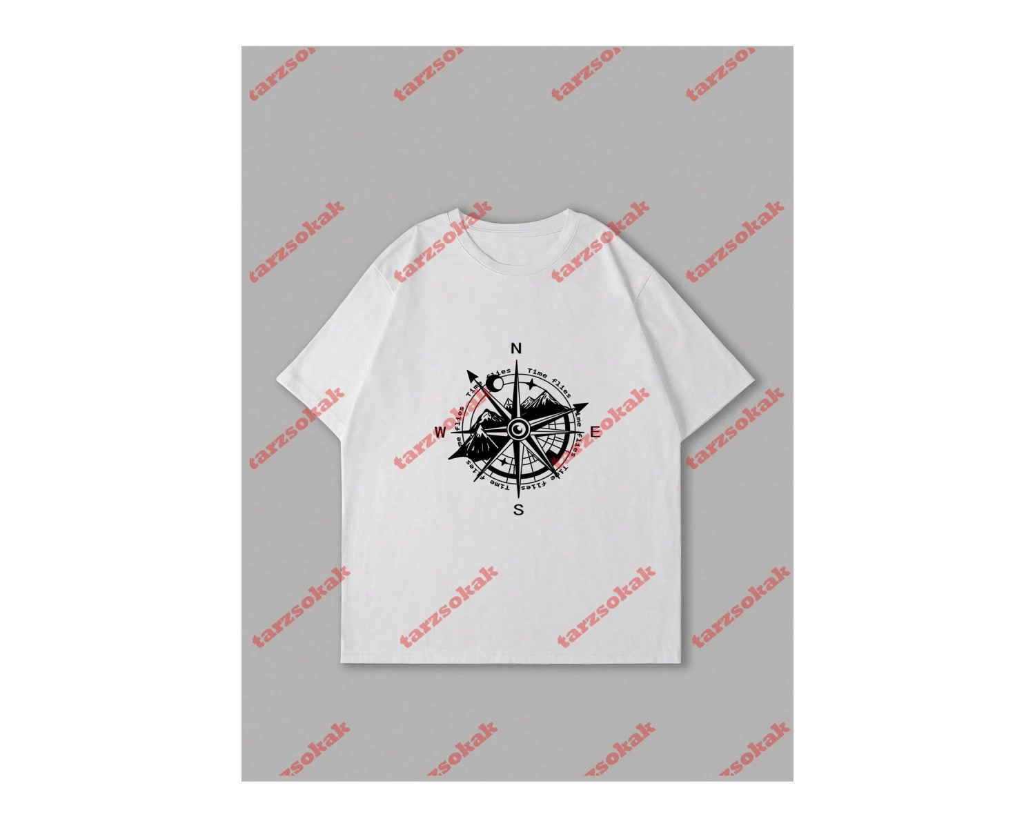 Model 3487 Erkek Yazlık Yuvarlak Yaka Kısa Kollu Günlük Tişört, Yaz