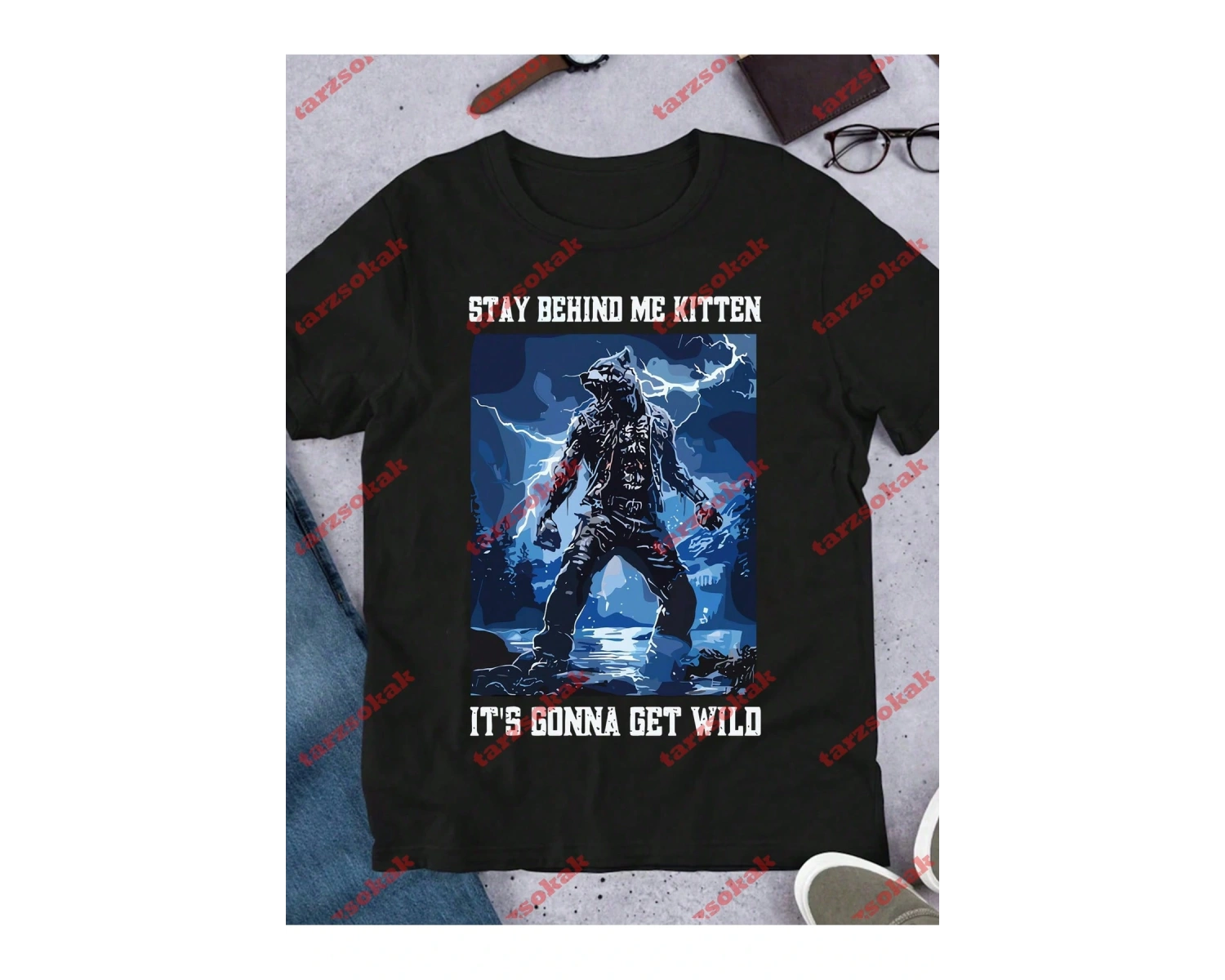 Model 3488 Erkek Yazlık Yuvarlak Yaka Kısa Kollu Günlük Tişört, Yaz