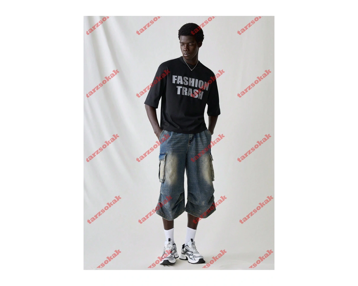 Model 3493 Erkek Yazlık Yuvarlak Yaka Kısa Kollu Günlük Tişört, Yaz