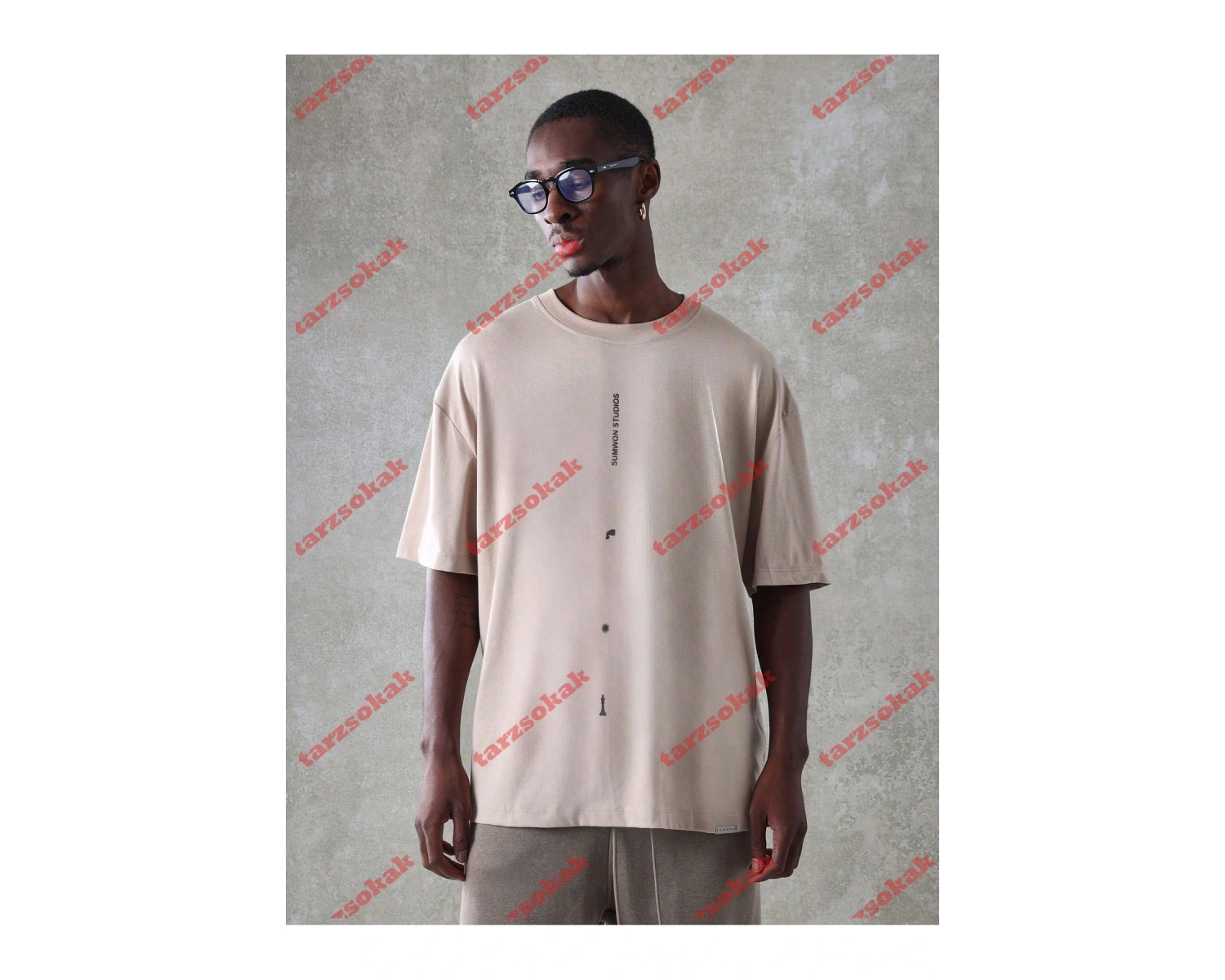 Model 3494 Erkek Yazlık Yuvarlak Yaka Kısa Kollu Günlük Tişört, Yaz