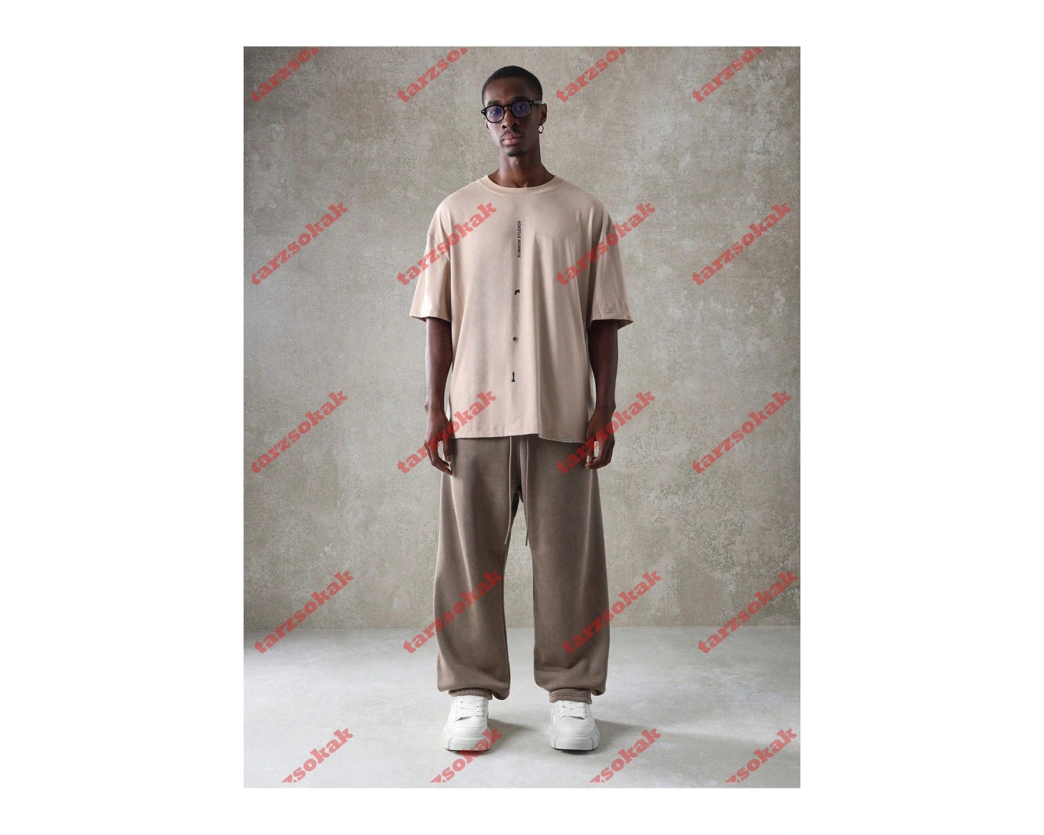 Model 3494 Erkek Yazlık Yuvarlak Yaka Kısa Kollu Günlük Tişört, Yaz