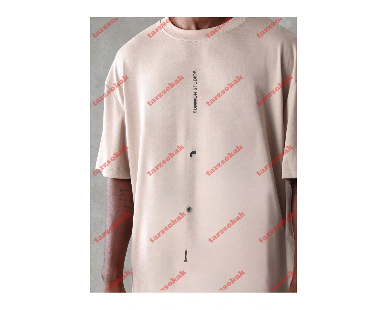 Model 3494 Erkek Yazlık Yuvarlak Yaka Kısa Kollu Günlük Tişört, Yaz