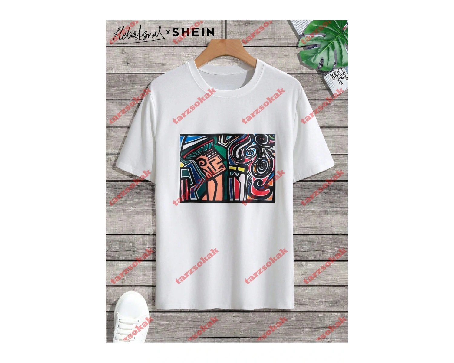 Model 3495 Erkek Yazlık Yuvarlak Yaka Kısa Kollu Günlük Tişört, Yaz