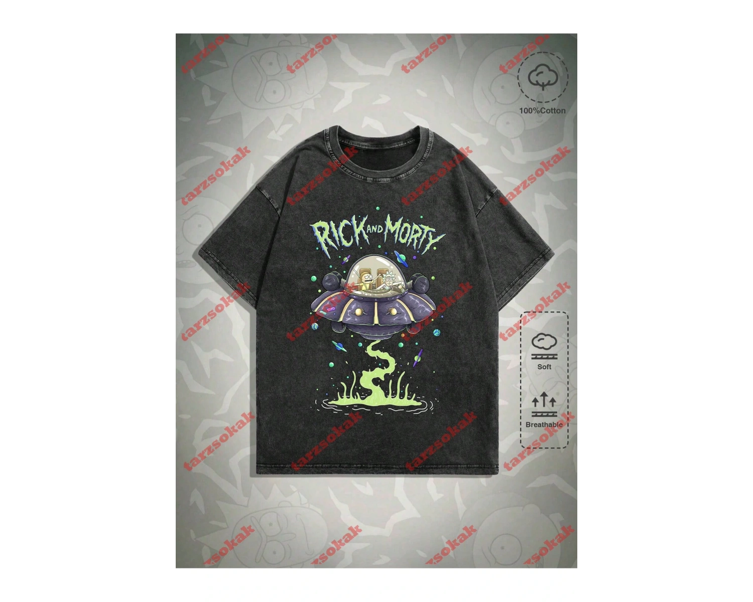 Model 3496 Erkek Yazlık Yuvarlak Yaka Kısa Kollu Günlük Tişört, Yaz