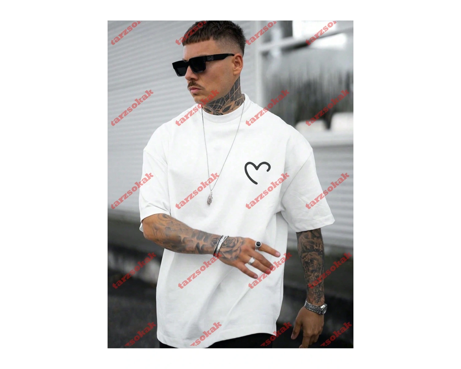 Model 3498 Erkek Yazlık Yuvarlak Yaka Kısa Kollu Günlük Tişört, Yaz