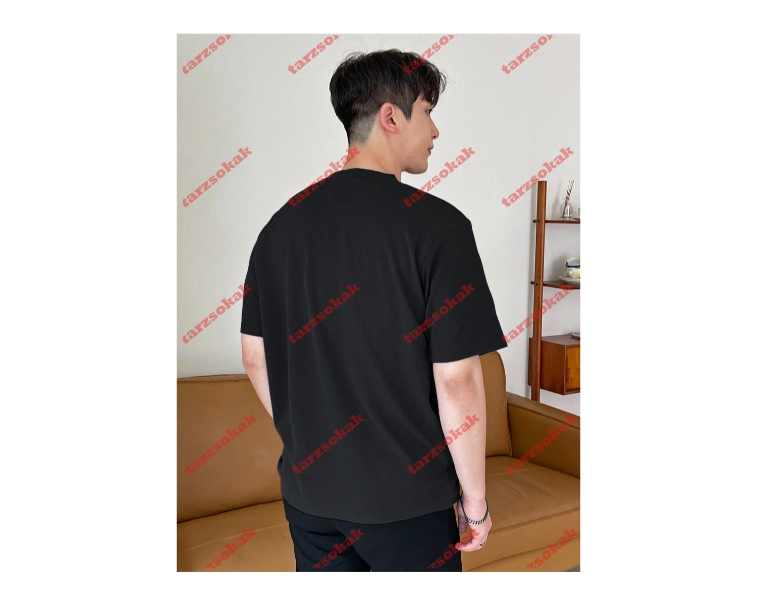 Model 3499 Erkek Yazlık Yuvarlak Yaka Kısa Kollu Günlük Tişört, Yaz