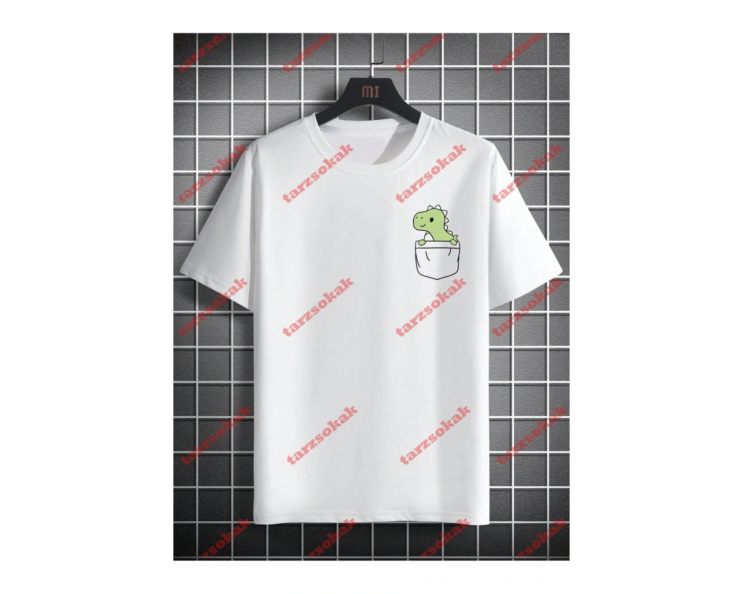 Model 3501 Erkek Yazlık Yuvarlak Yaka Kısa Kollu Günlük Tişört, Yaz