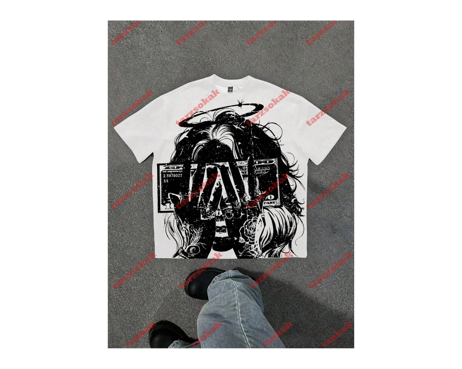 Model 3503 Erkek Yazlık Yuvarlak Yaka Kısa Kollu Günlük Tişört, Yaz