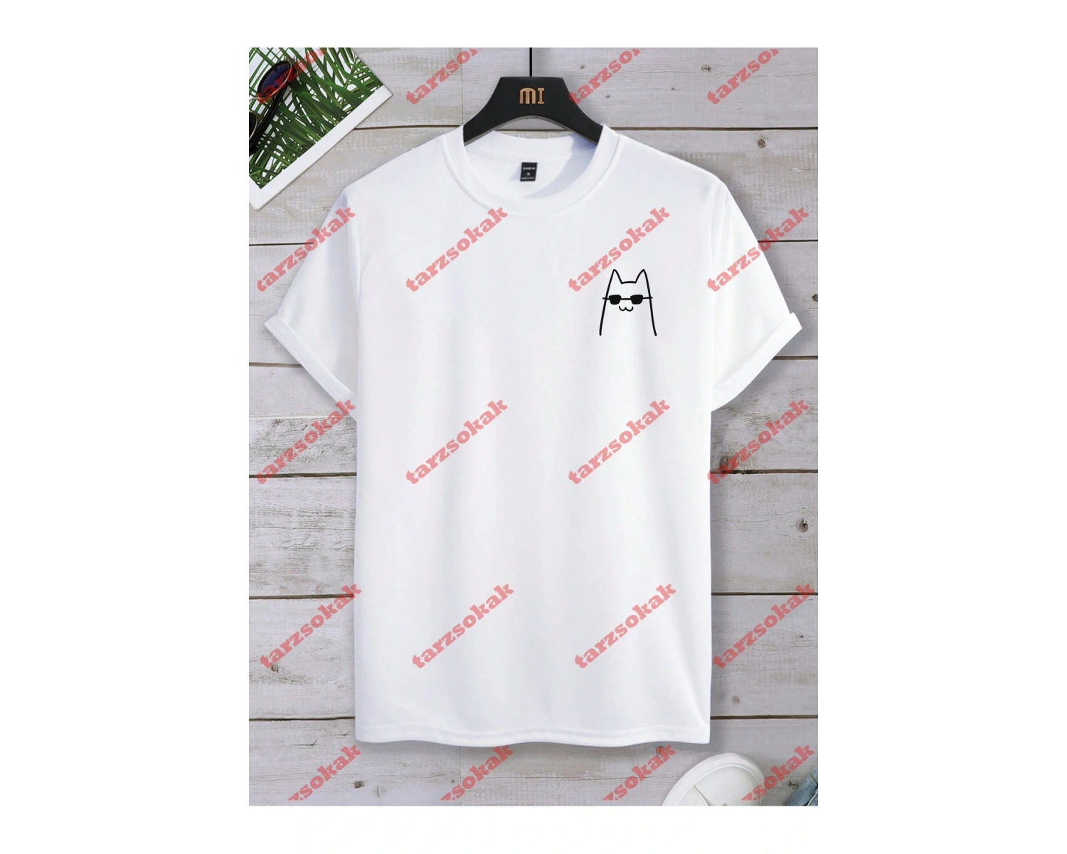 Model 3505 Erkek Yazlık Yuvarlak Yaka Kısa Kollu Günlük Tişört, Yaz