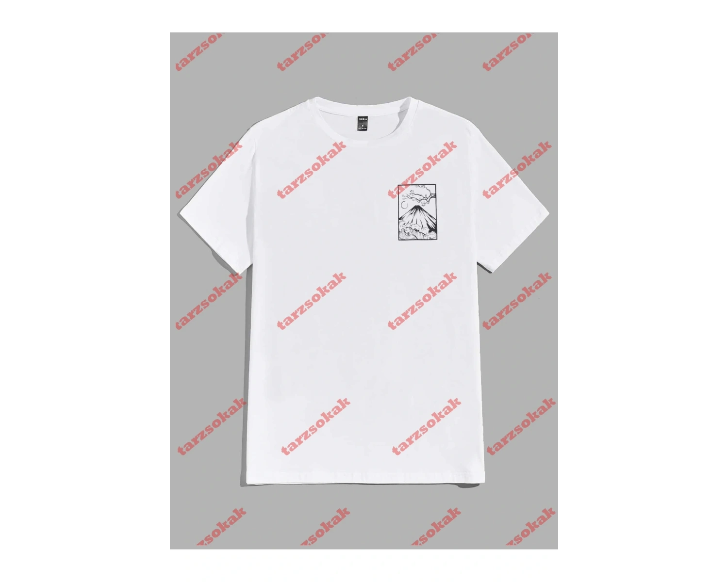 Model 3508 Erkek Yazlık Yuvarlak Yaka Kısa Kollu Günlük Tişört, Yaz