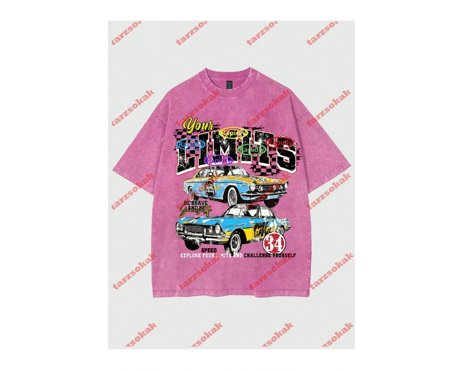 Model 3521 Erkek Yazlık Yuvarlak Yaka Kısa Kollu Günlük Tişört, Yaz