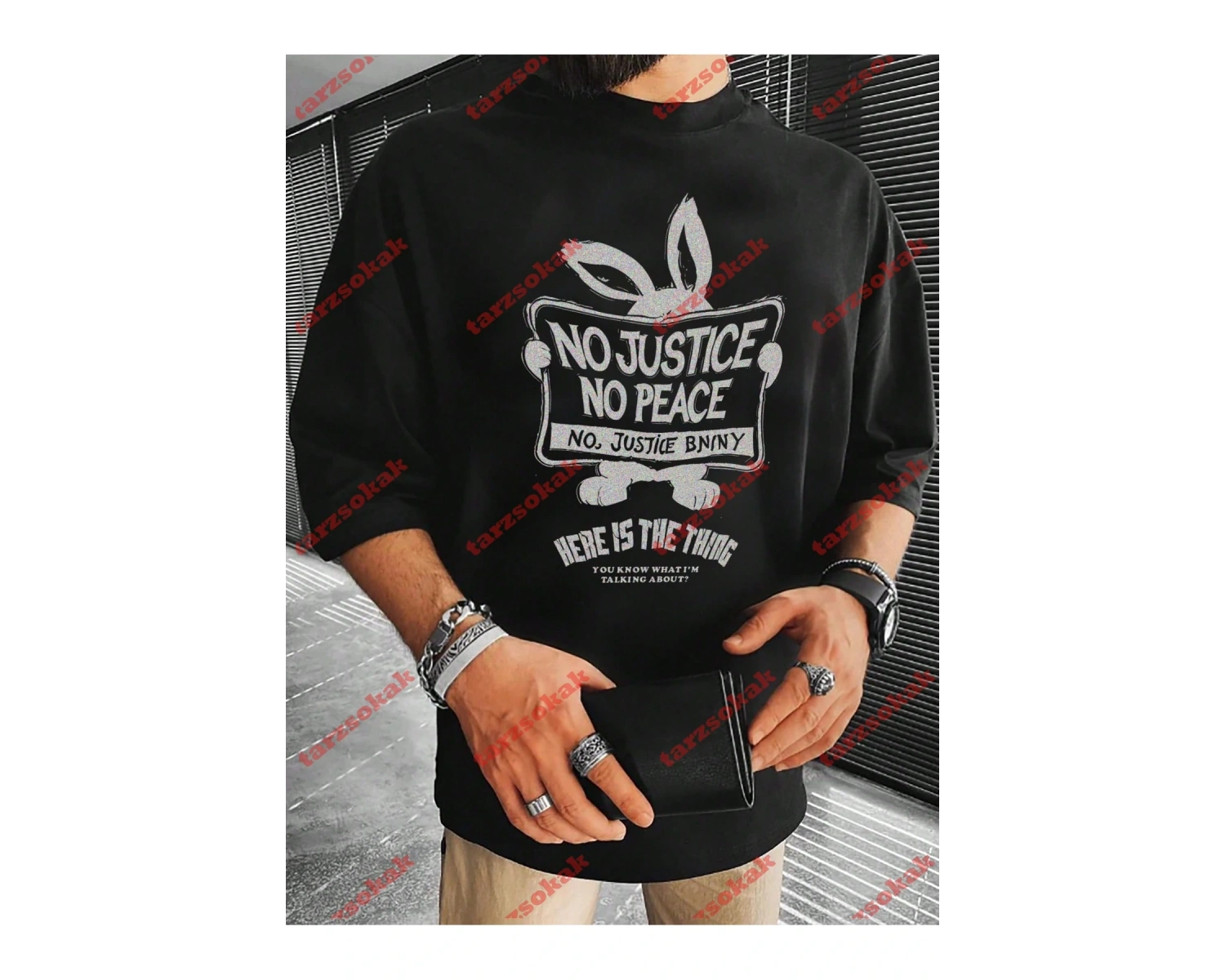 Model 3523 Erkek Yazlık Yuvarlak Yaka Kısa Kollu Günlük Tişört, Yaz