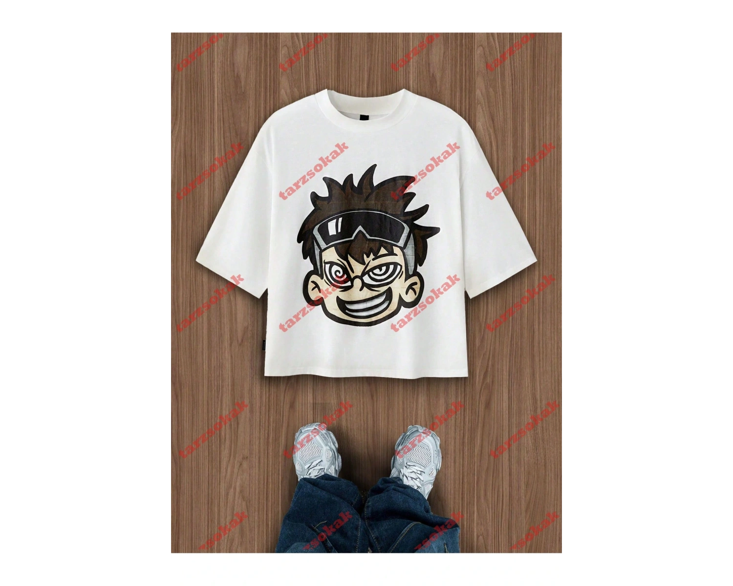 Model 3524 Erkek Yazlık Yuvarlak Yaka Kısa Kollu Günlük Tişört, Yaz