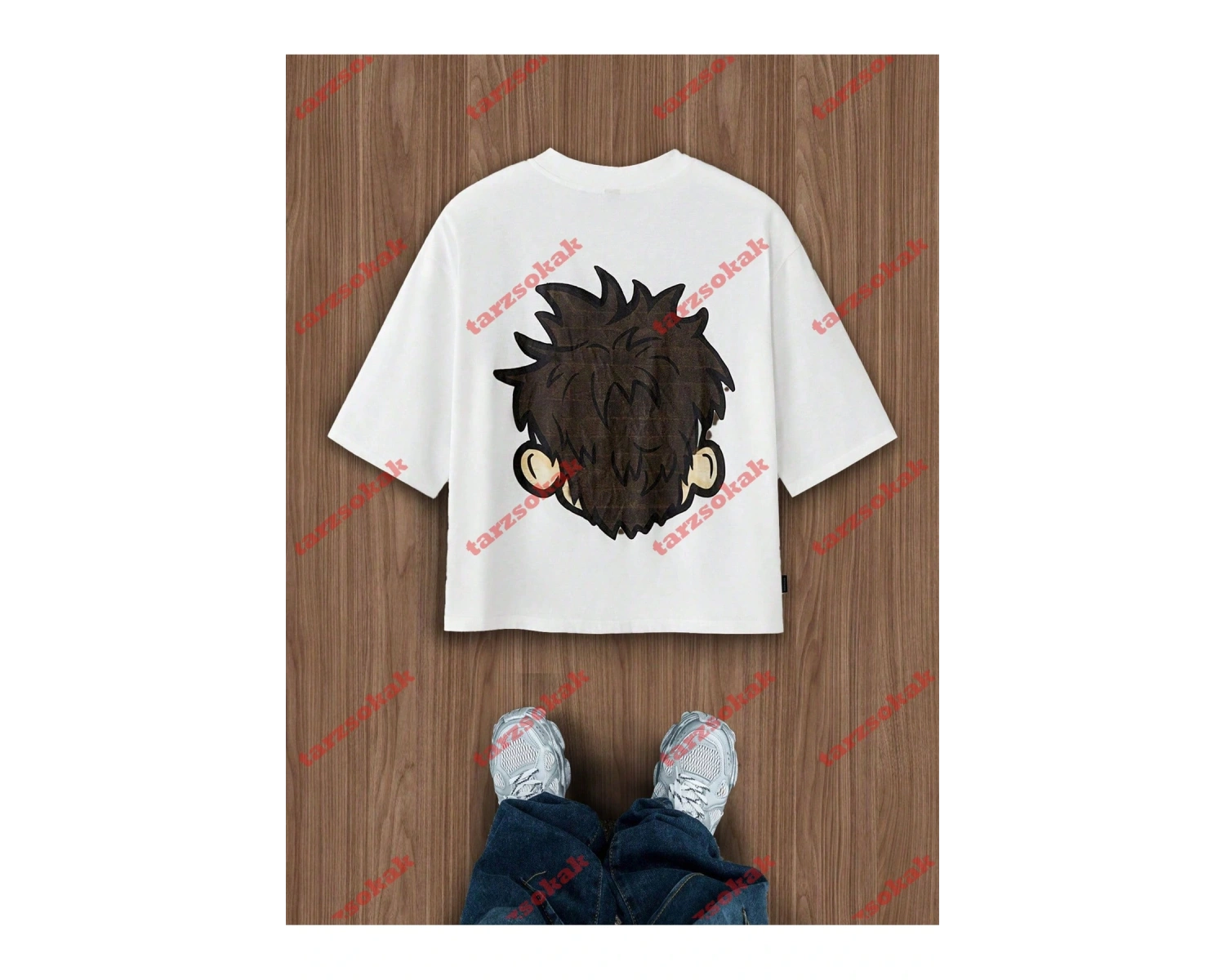 Model 3524 Erkek Yazlık Yuvarlak Yaka Kısa Kollu Günlük Tişört, Yaz