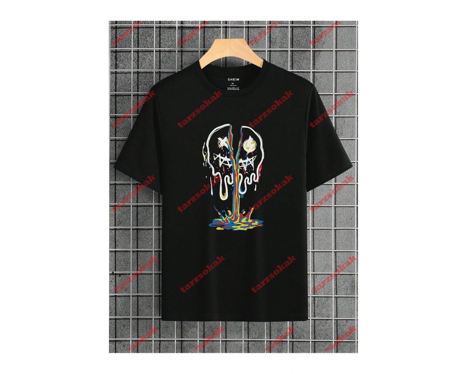 Model 3525 Erkek Yazlık Yuvarlak Yaka Kısa Kollu Günlük Tişört, Yaz