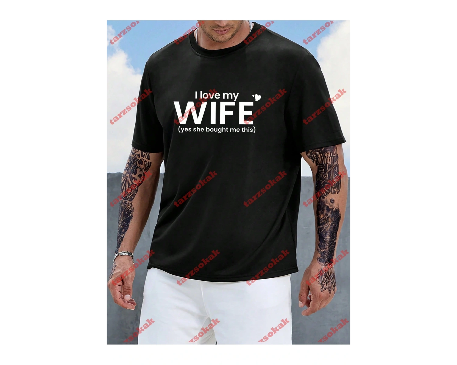 Model 3527 Erkek Yazlık Yuvarlak Yaka Kısa Kollu Günlük Tişört, Yaz