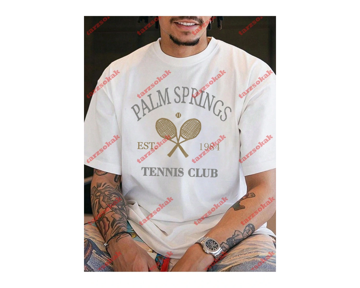 Model 3528 Erkek Yazlık Yuvarlak Yaka Kısa Kollu Günlük Tişört, Yaz