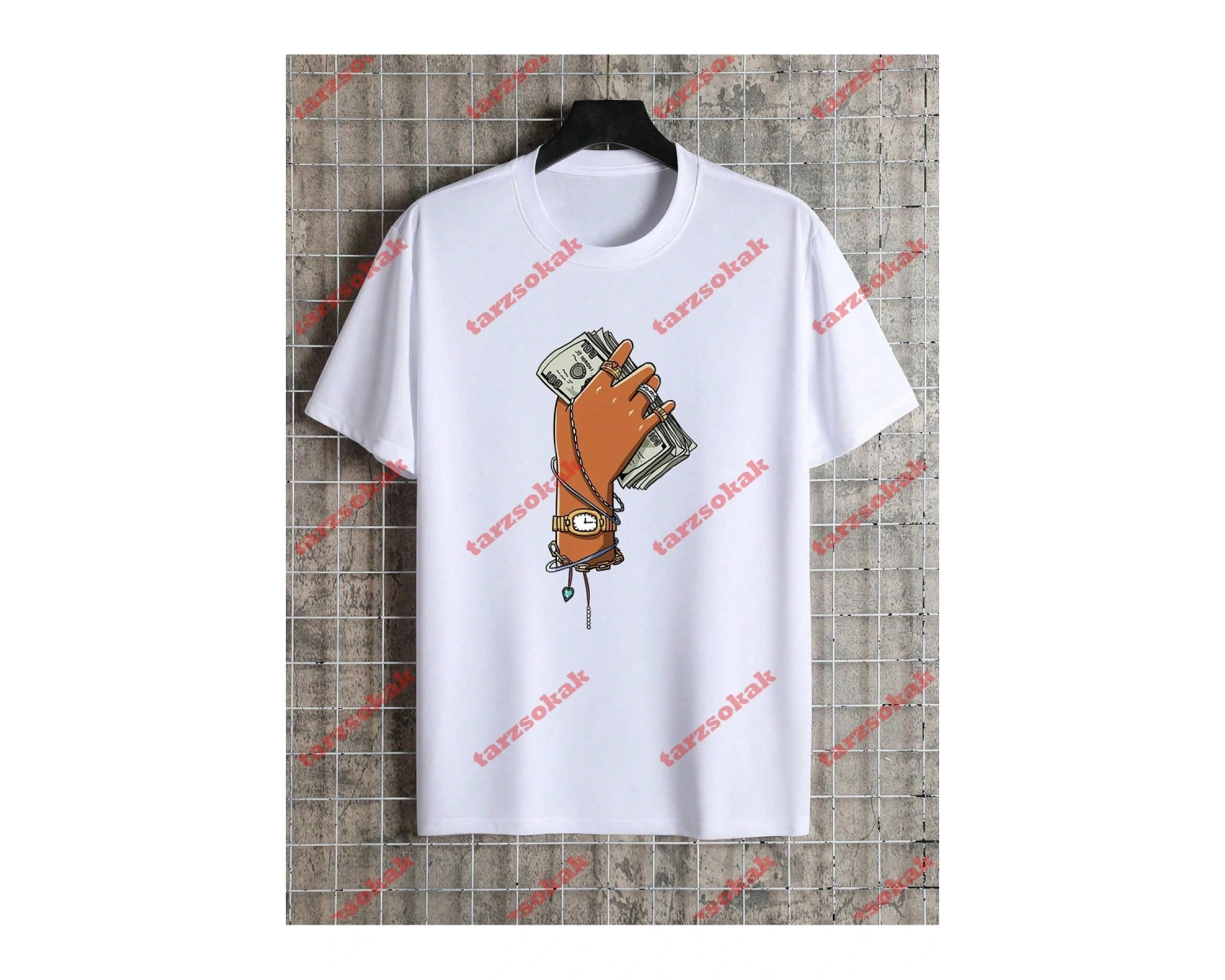 Model 3529 Erkek Yazlık Yuvarlak Yaka Kısa Kollu Günlük Tişört, Yaz