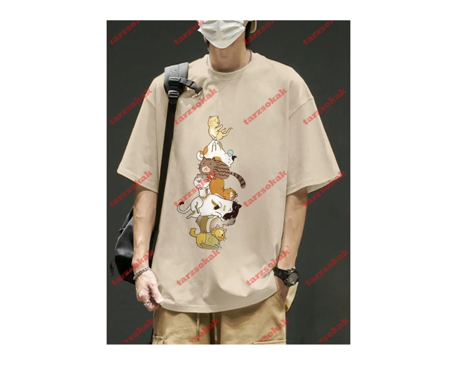 Model 3533 Erkek Yazlık Yuvarlak Yaka Kısa Kollu Günlük Tişört, Yaz