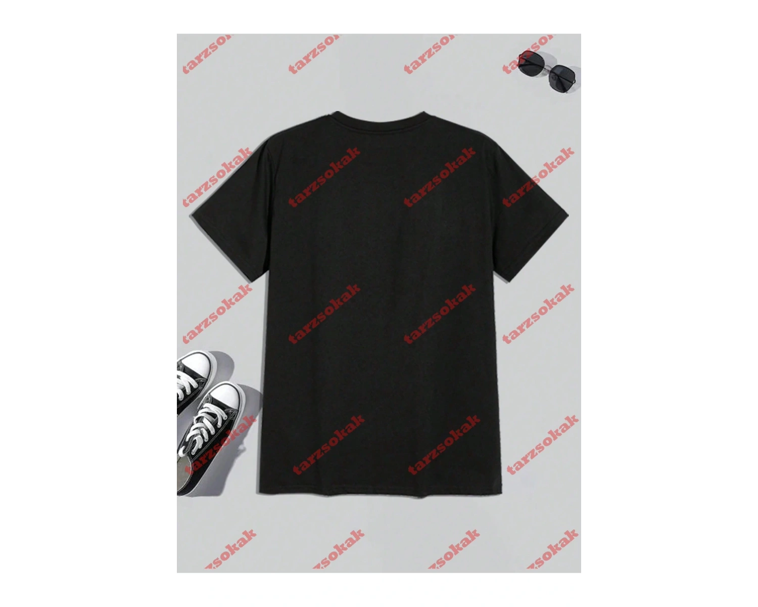 Model 3534 Erkek Yazlık Yuvarlak Yaka Kısa Kollu Günlük Tişört, Yaz