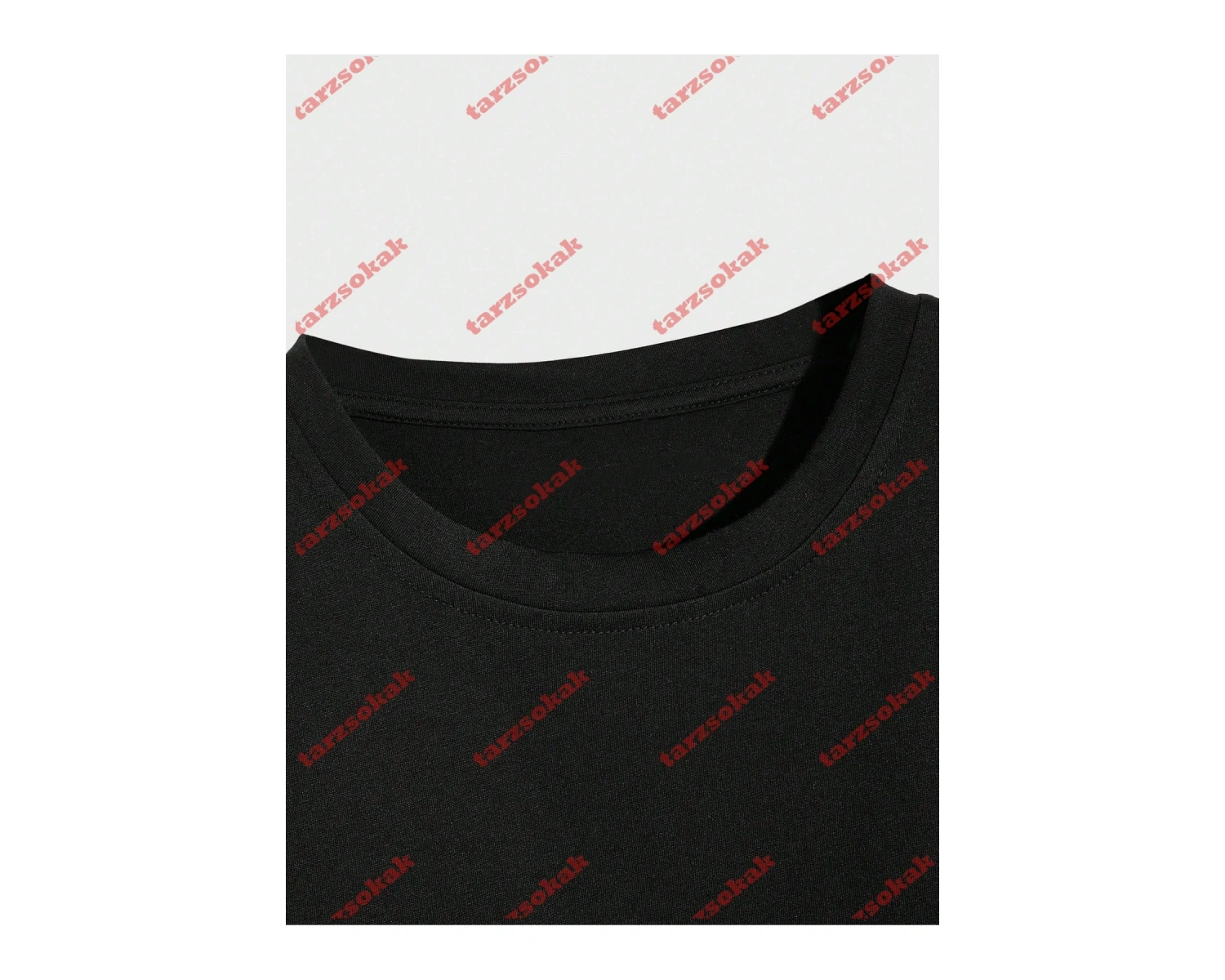 Model 3534 Erkek Yazlık Yuvarlak Yaka Kısa Kollu Günlük Tişört, Yaz