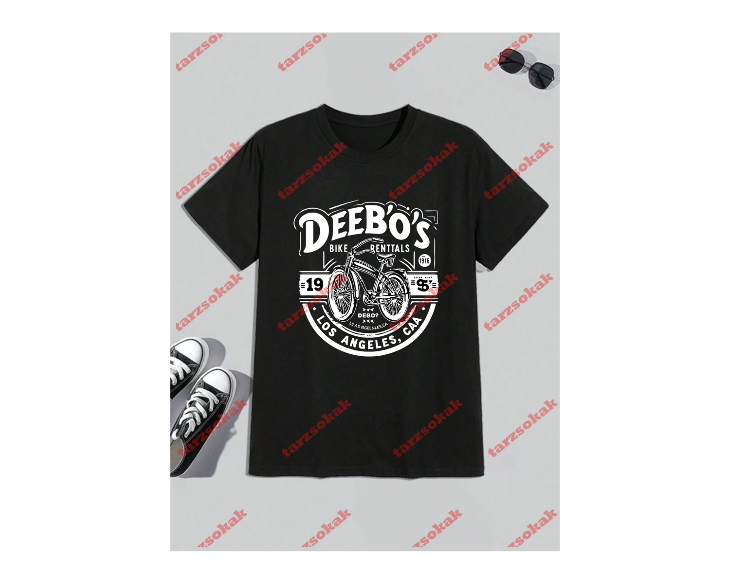 Model 3534 Erkek Yazlık Yuvarlak Yaka Kısa Kollu Günlük Tişört, Yaz