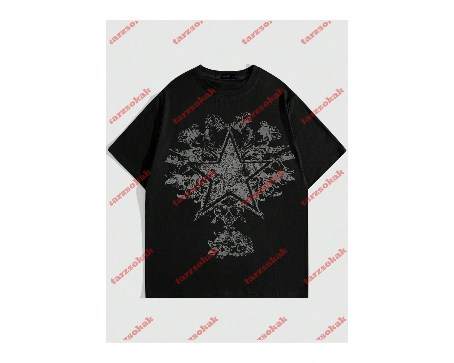 Model 3536 Erkek Yazlık Yuvarlak Yaka Kısa Kollu Günlük Tişört, Yaz